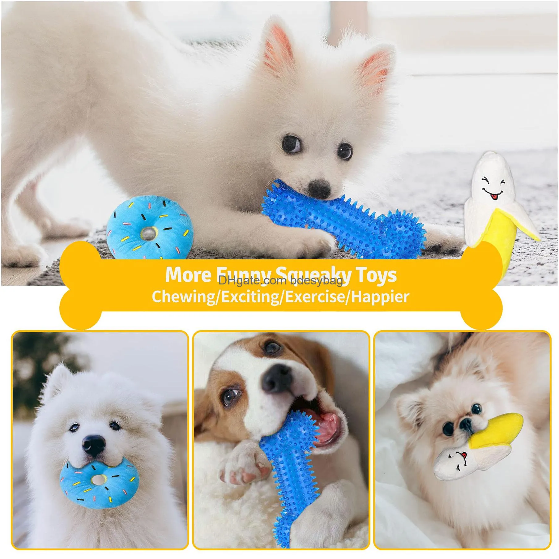 valued puppy toys for teething small dogs puppy chew toys with rope toys dog treat balls dog squeak dog chew toys