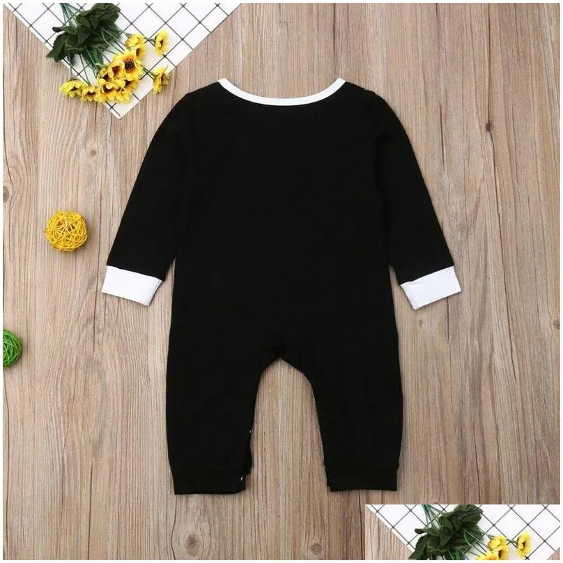 018m baby boy romper cute born infant boys bowtie gentleman wedding party long sleeve outfit jumpsuit summer clothing jumpsuits