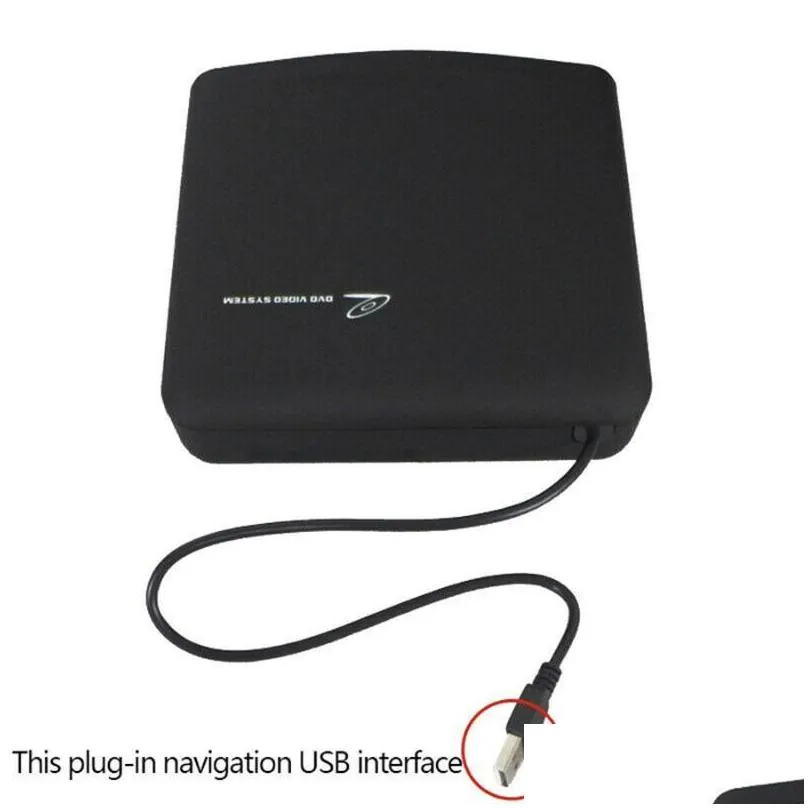 external car radio cd dvd dish box player 5v usb interface for android player1