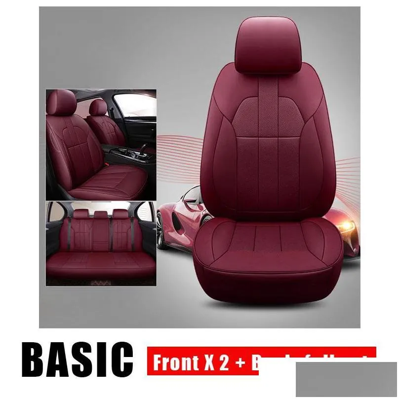 car seat covers custom special pu leather for h2 h3 carstyling auto accessories stickers carpet 3d cushion