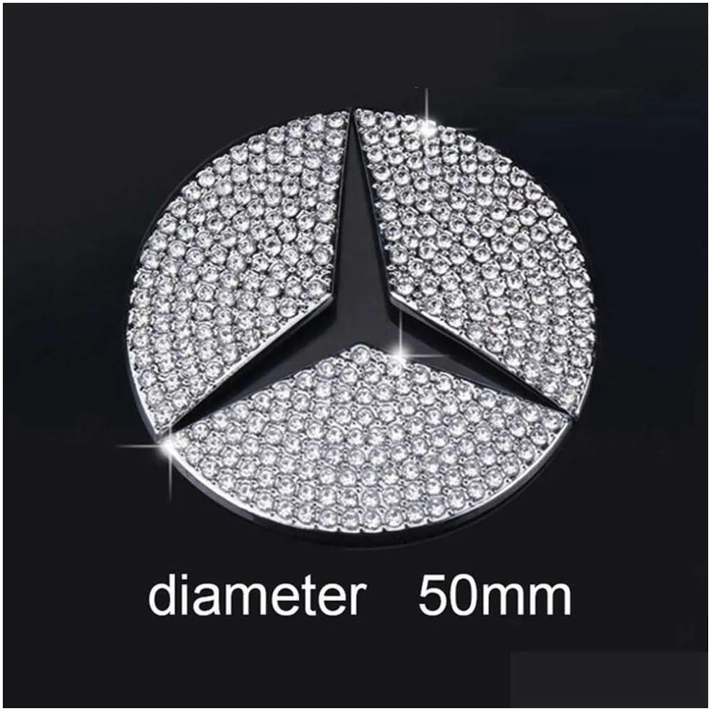 3d car steeing weel rhinestones decration stickers interior for mazda 2 3 6 axela atenza cx3 cx4 cx7 cx9