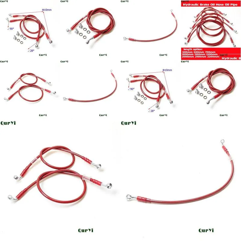 parts universal motorcycle hydraulic brake line oil hose tube for dirt pit bike motorcross moped scooter cub atv quad utv go kart