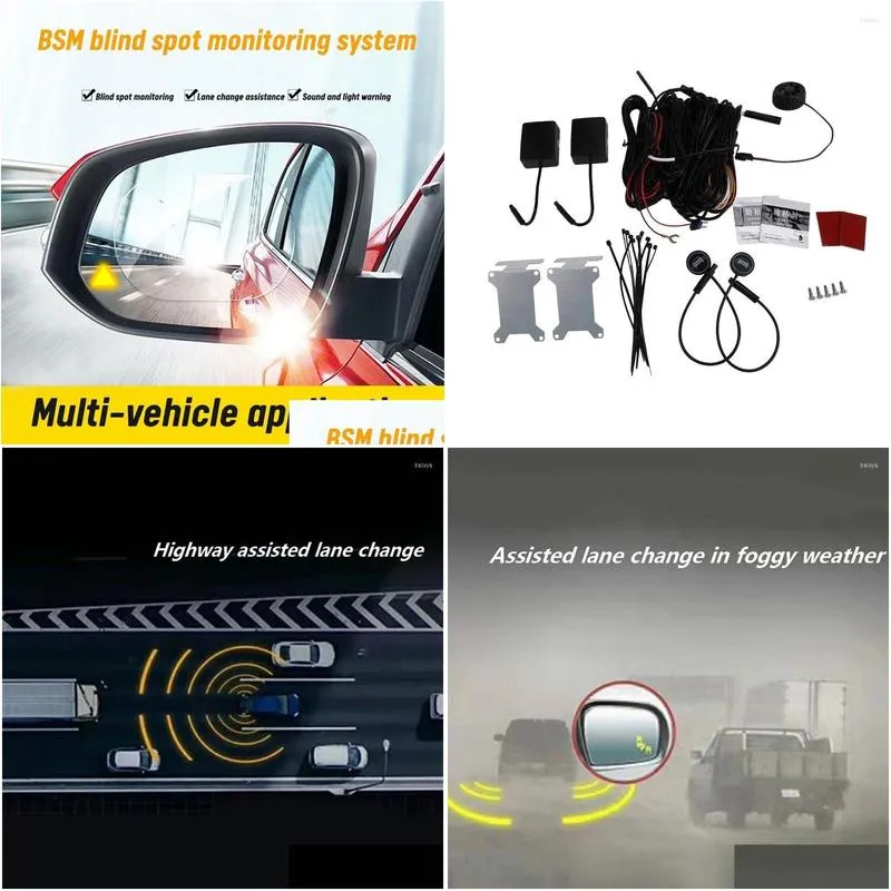 all terrain wheels v3 24ghz millimeter wave radar change lane safer bsm blind spot monitoring assistant bsd detection system