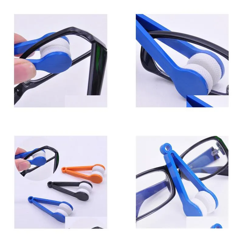 10 pcs sun glasses eyeglass microfiber brush cleaner new random sending eye glass sunglasses lens cleaning wipes cleaner cyb30