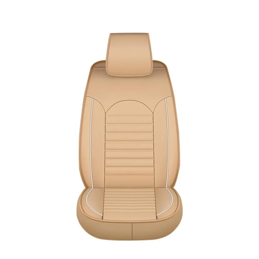 cars interior accessories pu leather support pad universal cushion car seat cover car styling protector1