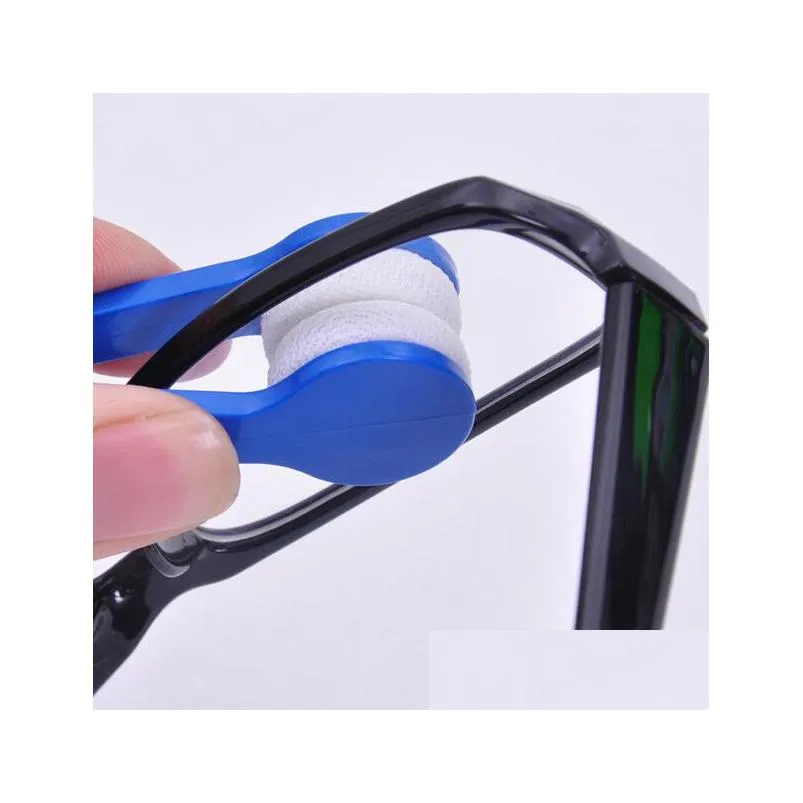 10 pcs sun glasses eyeglass microfiber brush cleaner new random sending eye glass sunglasses lens cleaning wipes cleaner cyb30