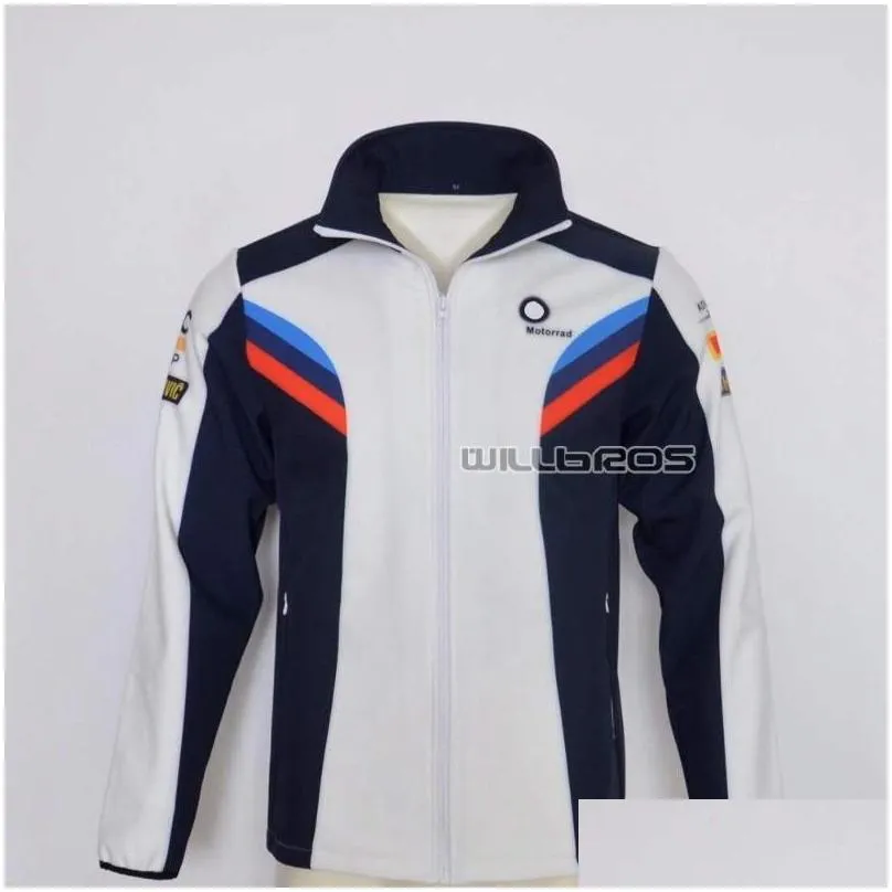 high quality motorcycle motorrad full zip fleece sweatshirt for worldsbk team racing cotton mens jacket1