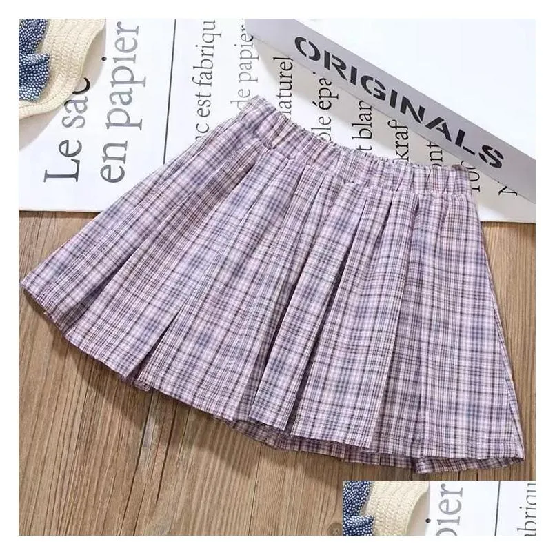 girls dresses kids clothing suits spring autumn girls plaid skirt suits dress longsleeved dresses suits fashion