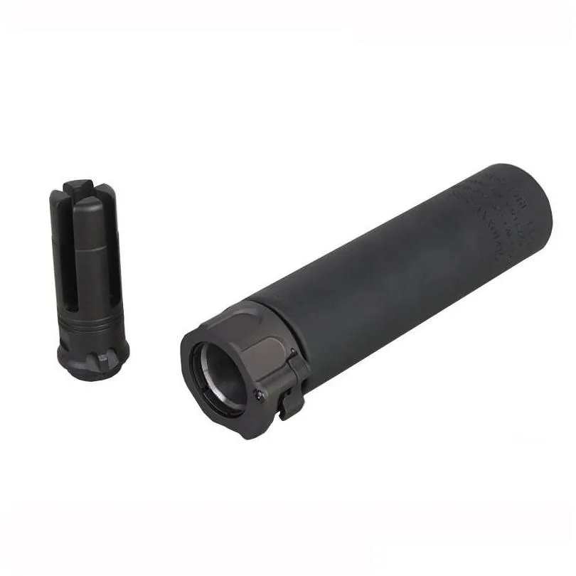 socom556 mini2 rc2 quick separation sound suppression 14mm ccw airsoft barre extended ar15 rifle gel shockwave silencer