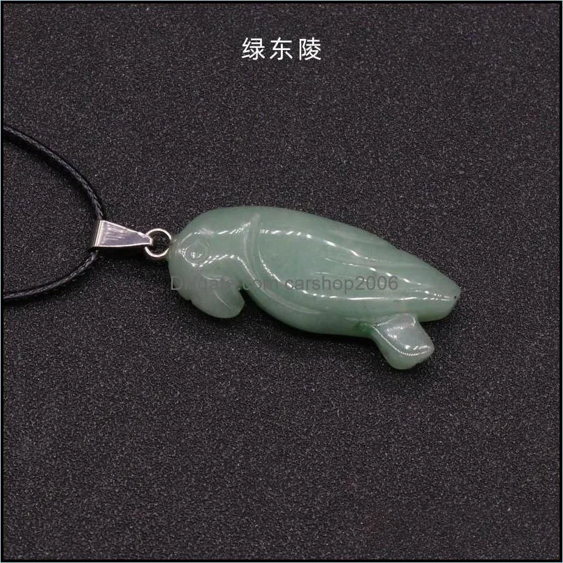 natural crystal semiprecious stone bird shape pendant necklace rose lots quartz healing crystals rope chain collar carshop2006