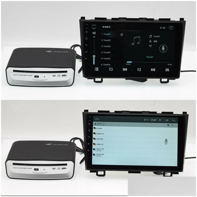 external car radio cd dvd dish box player 5v usb interface for android player1