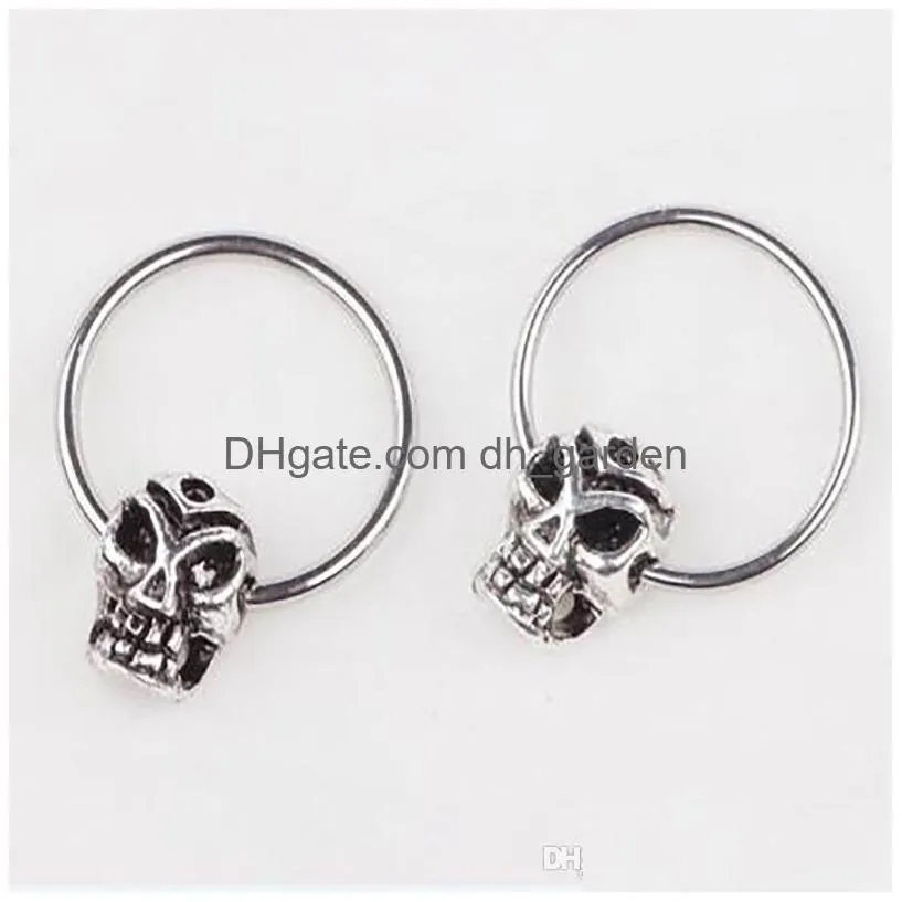 wholesale 10pcs/lot stainless steel hoop clip nose rings piercing jewelry nose piercings ear rings tragus piercing body jewelry