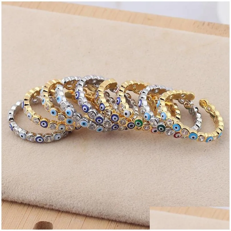 woman man finger ring female bohemian evil eye rings for women men male fashion accessories vintage jewelry wholesale 2021