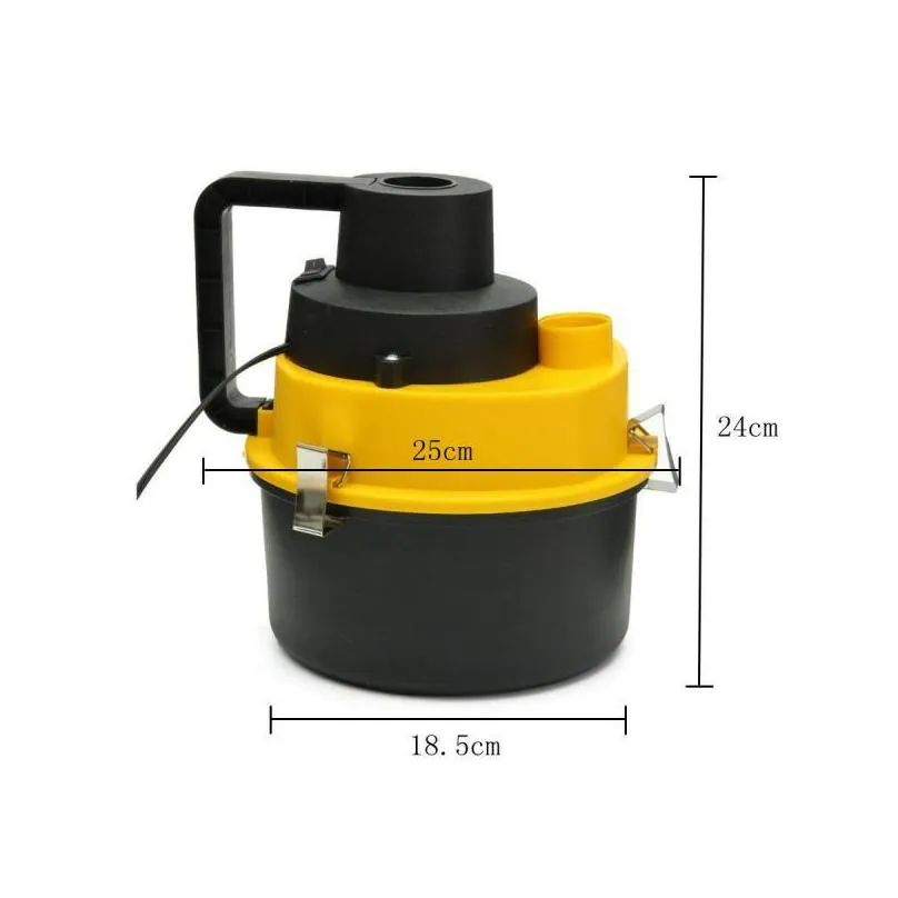 universal vacuum cleaner portable 12v wet dry vac vacuum cleaner inflator turbo hand held fits for car or shop car accessories1