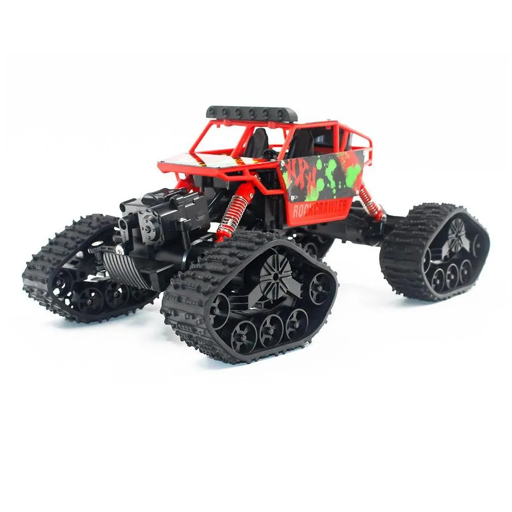 yy 2.4g rc crawlertype snow climbing car 118 monster truck suv with snow tire 4 spare tires ample power xmas kid birthday gift