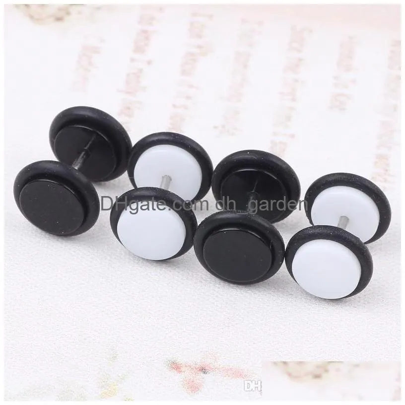 60pcs/lot cheater ear plugs gauges tapers fashion summer style men women fake tunnels body piercing jewelry faux septum rings