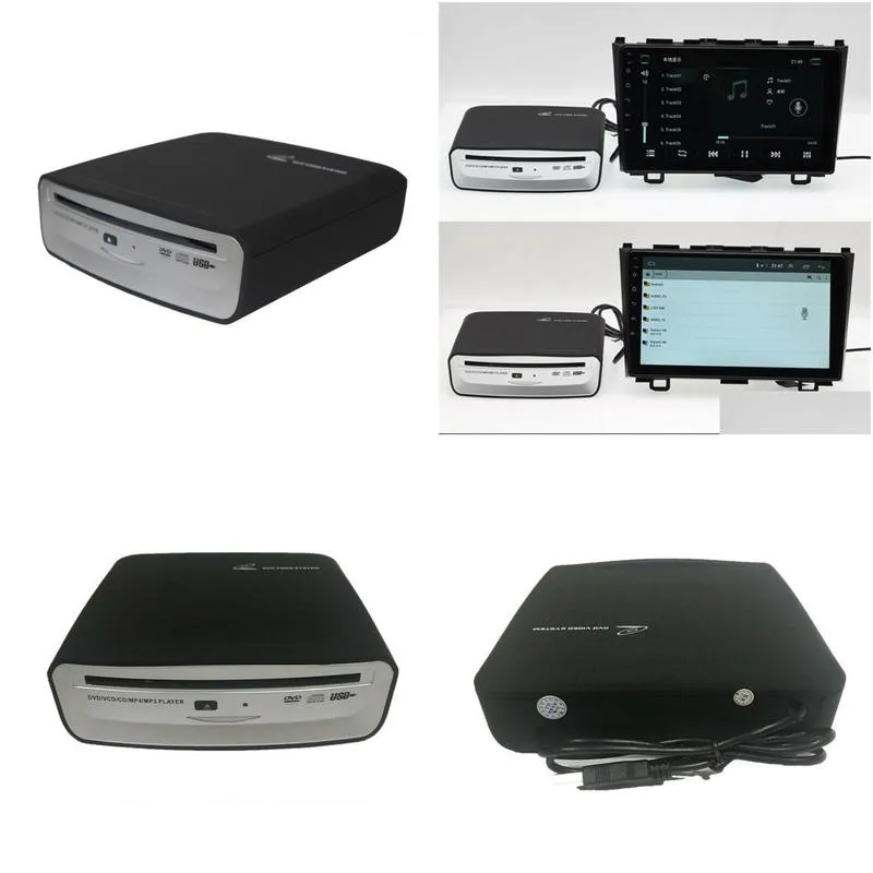 external car radio cd dvd dish box player 5v usb interface for android player1