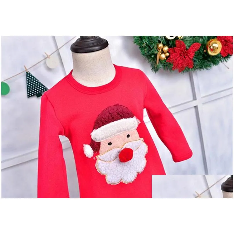 family matching outfits winter sweater warm children clothing kid shirt