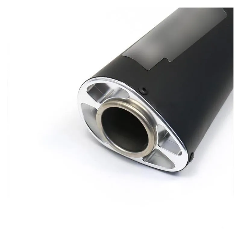 exhaust pipe muffler motorcycle chrome black color performance escape moto fit cafe racer hp4 zx14 s1000rr zx10r 4001