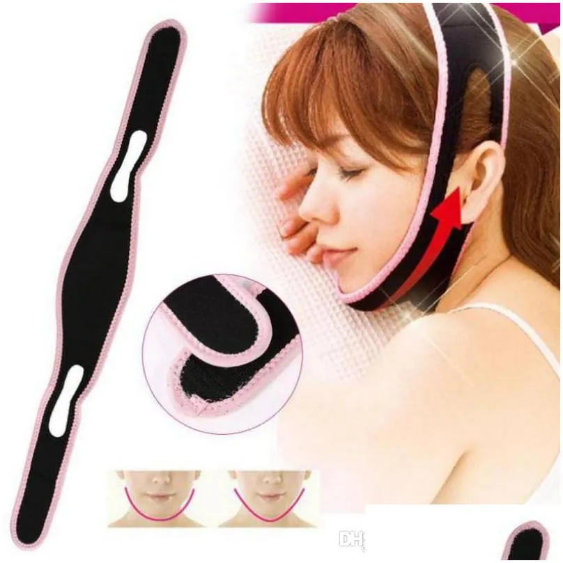 1 pc face lift up belt sleeping facelift mask massage slimming shaper relaxation facial health care bandage