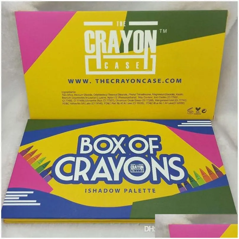 box of crayons ishadow palette cosmetics makeup eyeshadow palette 18 colors shimmer beauty matte eye shadow