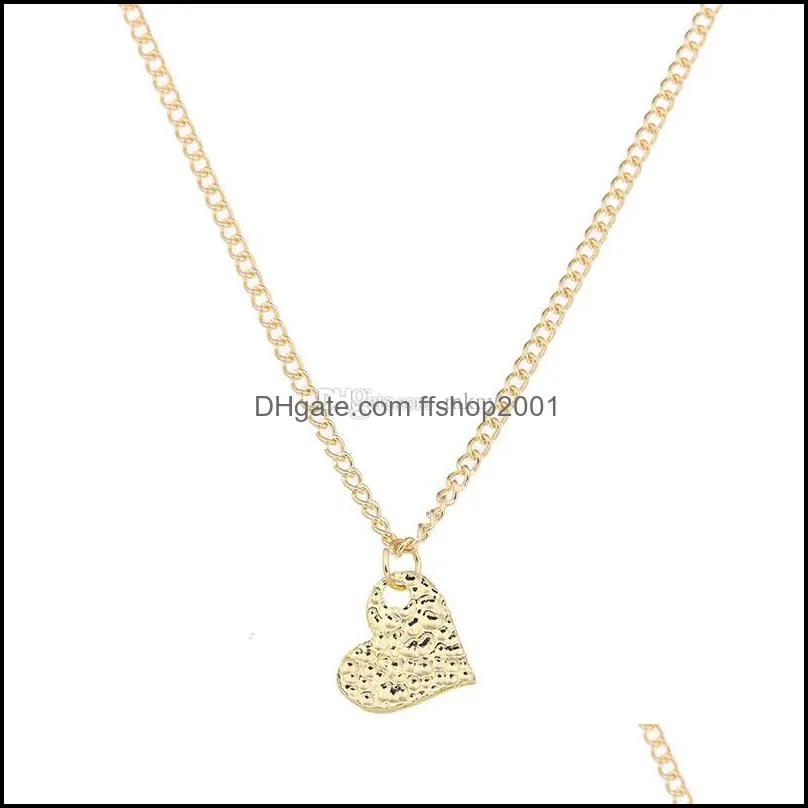 dogeared necklace with gift card i love you heart pendant for women gold color link fashion jewelry gift