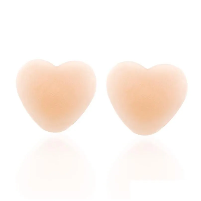 reusable round shape silicone breast petal pasties adhesive nipple cover pads y invisible bra shaper sticker tape