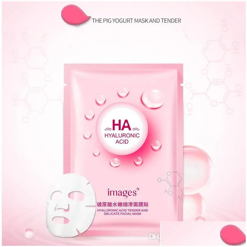 popular images ha hydrating facial mask condensate water facial moisturizing shrink pores korean cosmetic face mask skin care