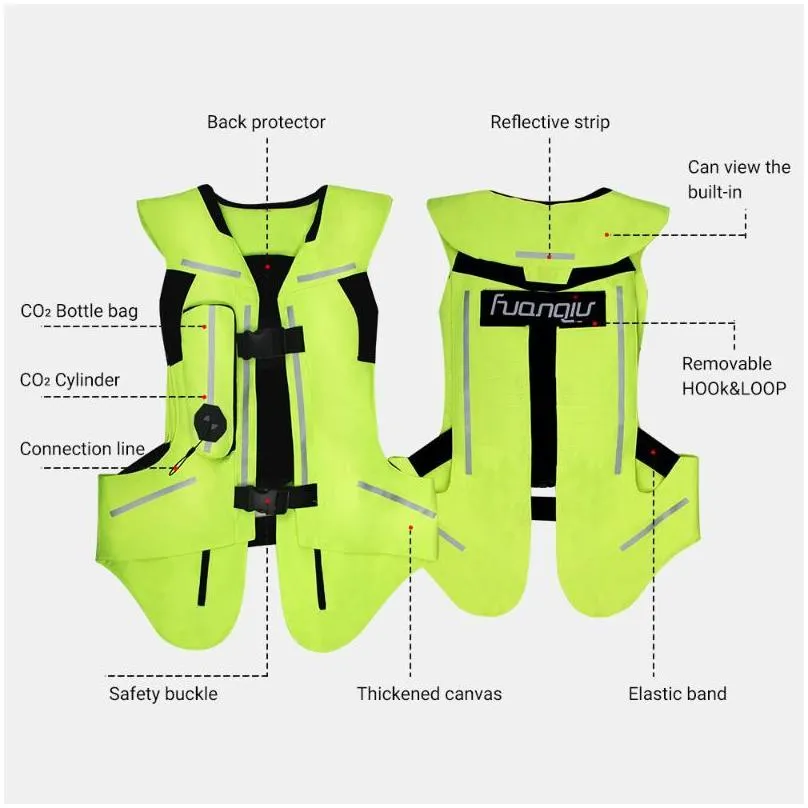 motorcycle jacket ce certification safty life vest air bag moto airbag motocross airbag apparel