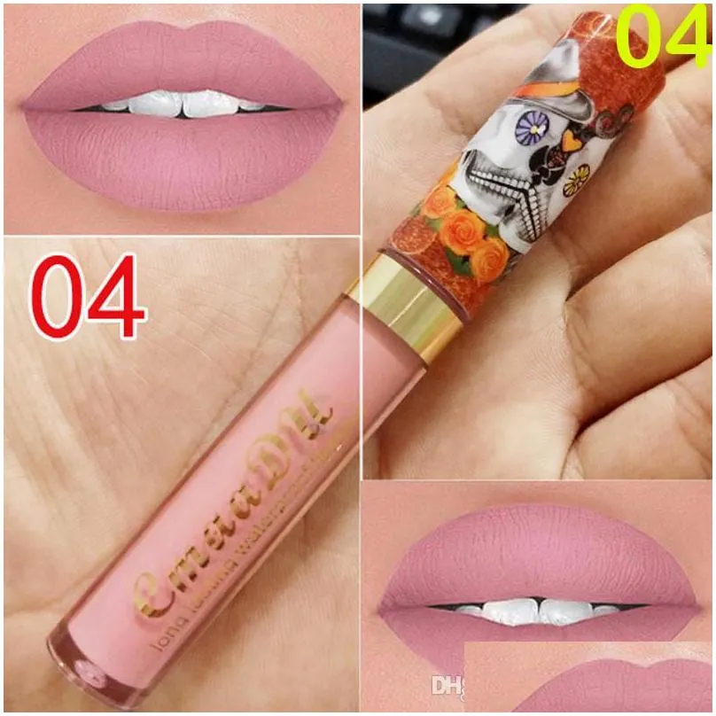 cmaadu 6 colors matte liquid lipstick waterproof long lasting y matte style lip gloss makeup beauty red lip