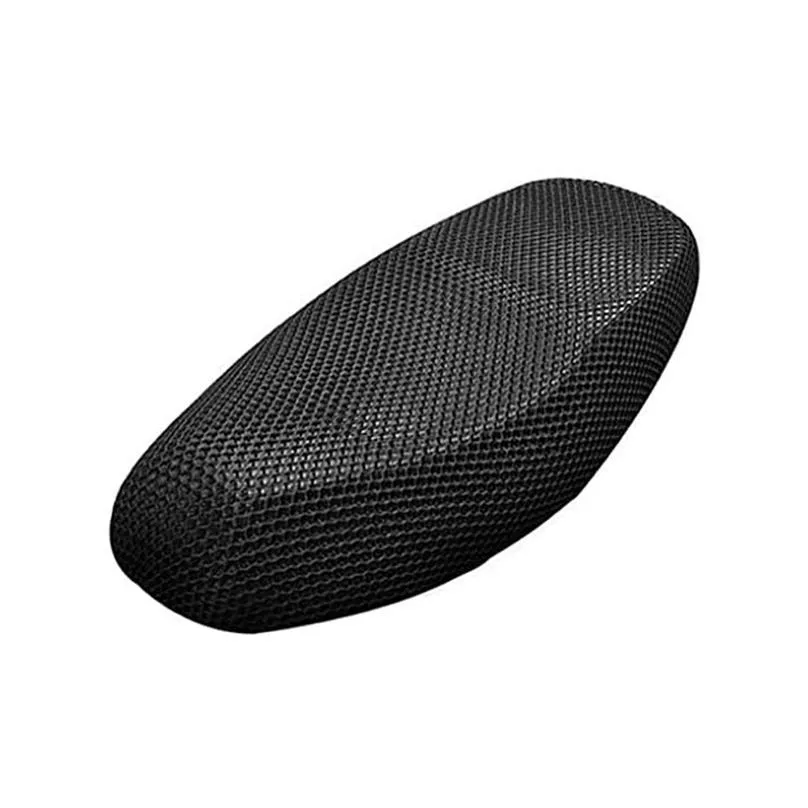 motorcycle seat cover 3d honeycomb sunscreen heat insulation seats spacer mesh fabric breathable antislip cushion for scooter moped