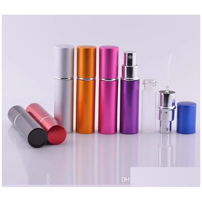 hot 5ml spray perfume aluminum bottles atomizer for promotion mini perfume atomizer with spray sealed