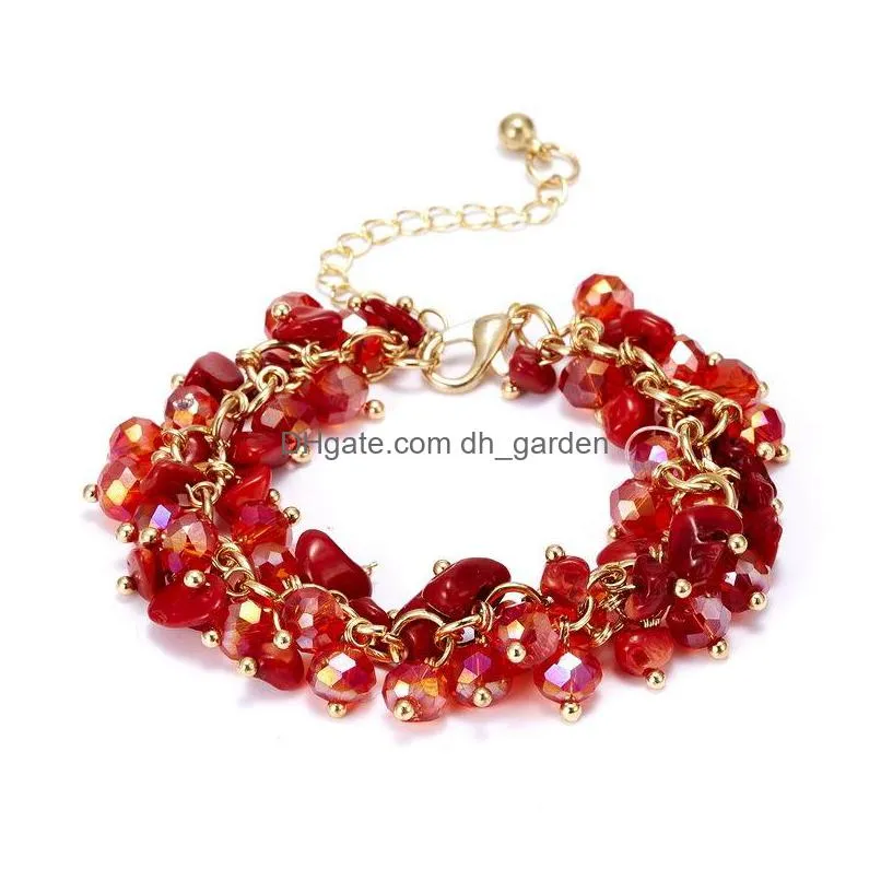 wholesale factory direct europe and america creative new natural amethyst stone bracelet jewelry gift shipping sz3b045