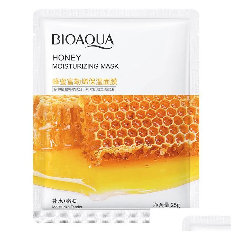 bioaqua cucumber centella honey avocado moisturizing facial mask sheet pomegranate aloe plant masks