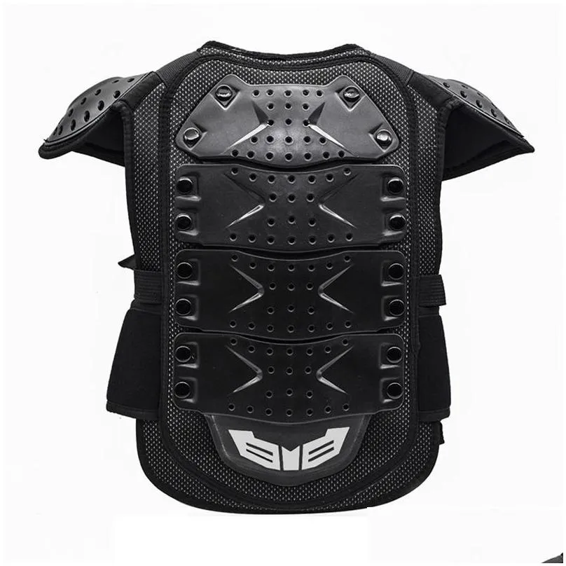 wosawe kids body chest spine protector protective guard vest motorcycle jacket child amour gear for motocross dirt bike skating