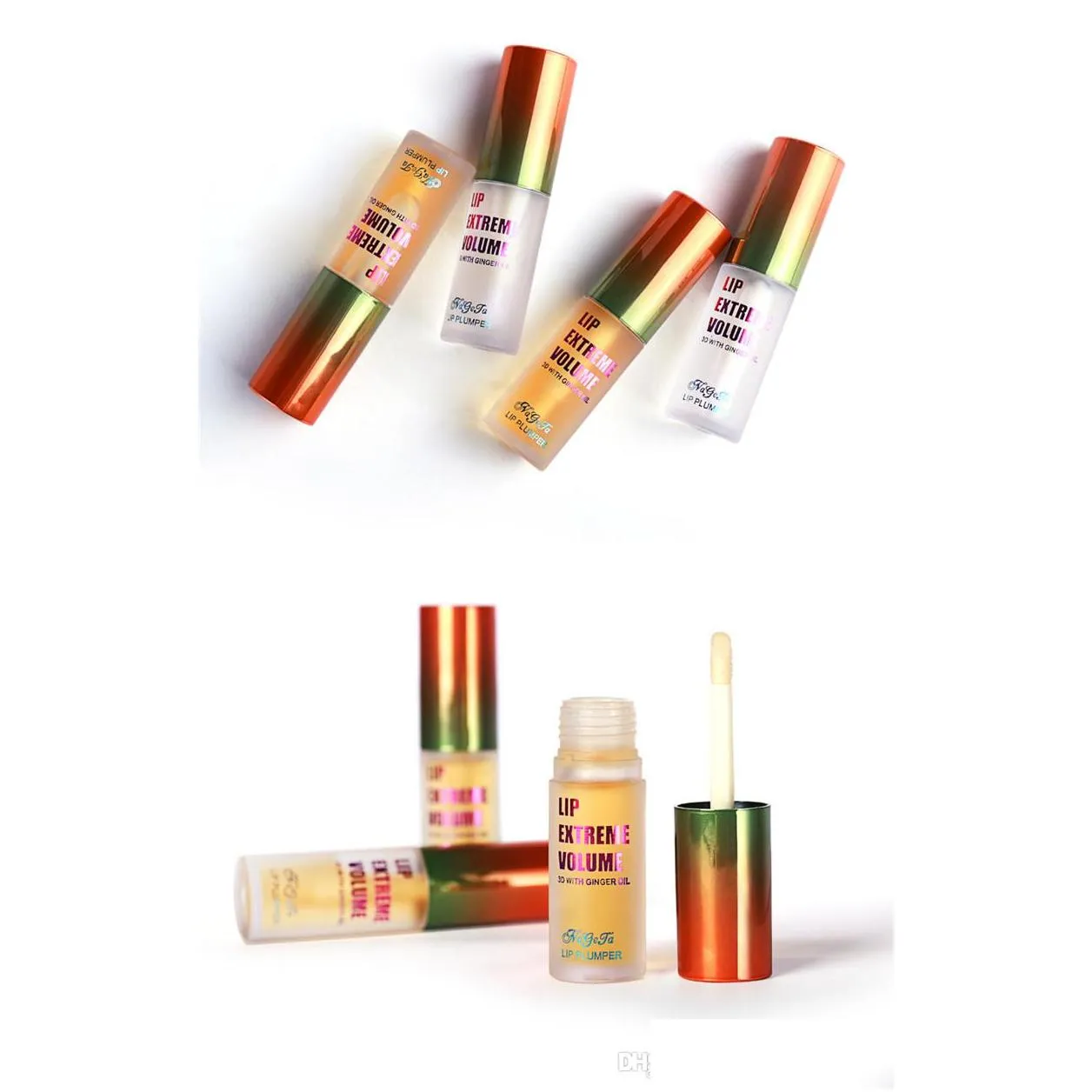 nageta lip plumper set ginger peppermint lip oil enhances plump lips care tool essence oil lip balm plant essence