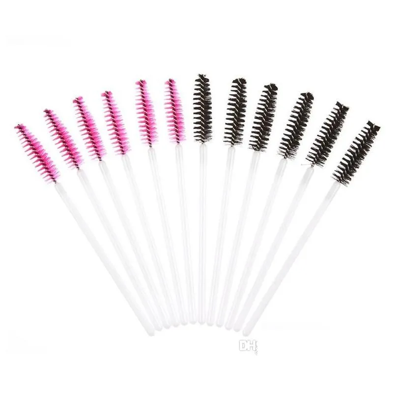 makeup tool 50pcs disposable eyelash makeup brushes cosmetic mascara brush wands applicator for lady gifts