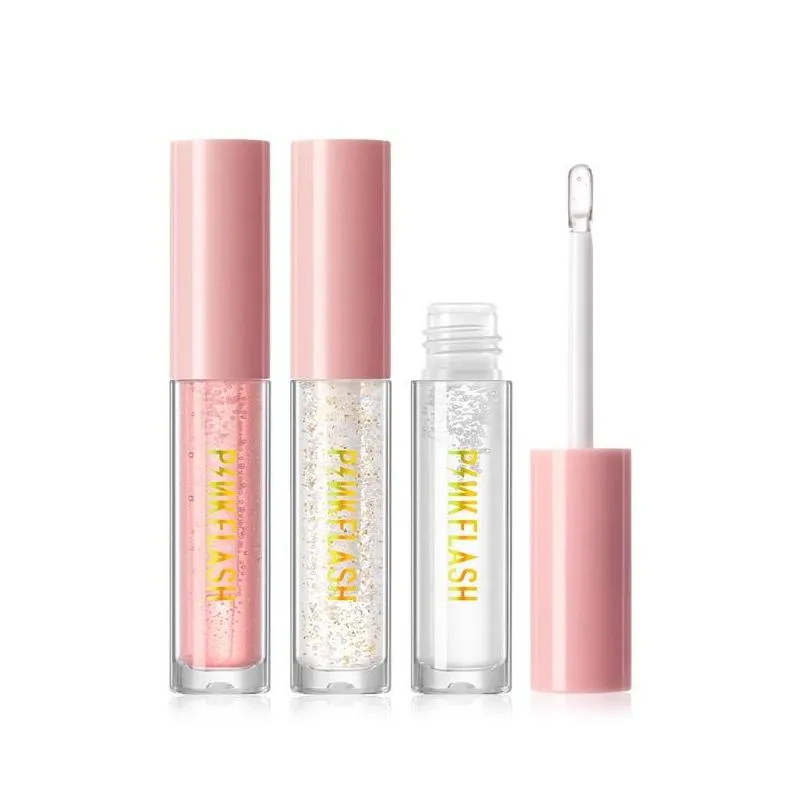 pinkflash lip gloss base gel ever glossy moist lips tint shine shimmer clear lipgloss high hydrate refresh skin care