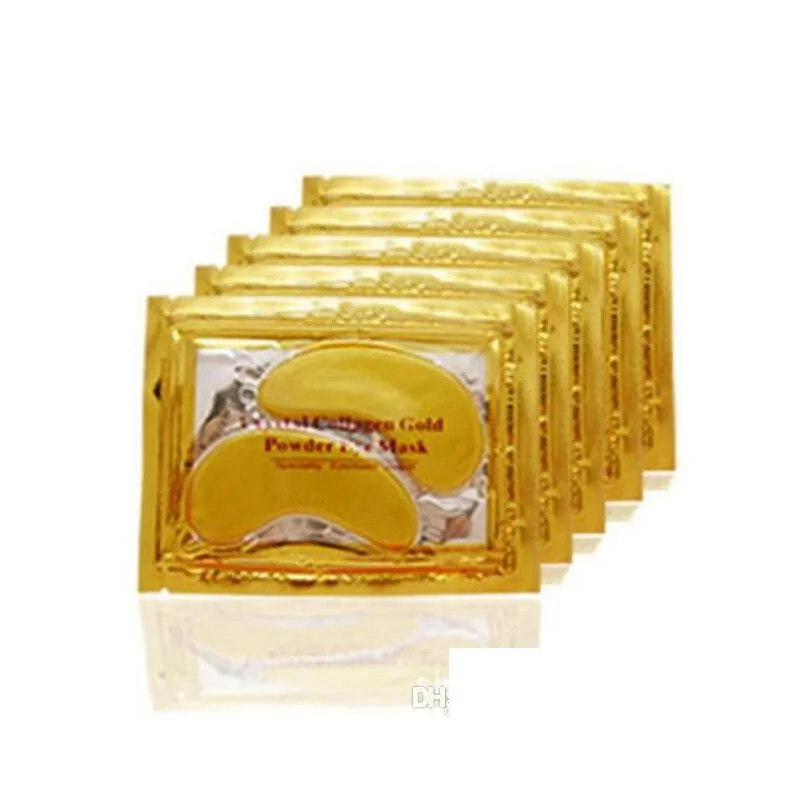 gold crystal collagen eye mask eyees for the anti dark circle remove black eye face care