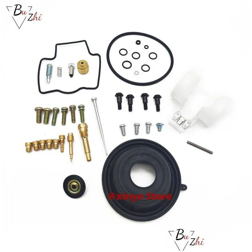 motorcycle fuel system carburetor repair kit air screw float valve gasket diaphragm for kps ninja zx9r gpz900r gpz zx 900 zx900a/b/c