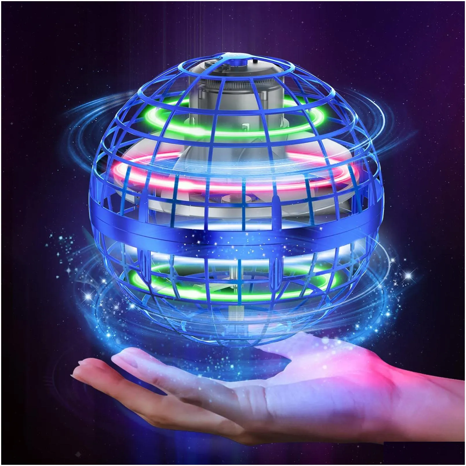 Magic Balls Flying Ball Orb Toys Hover Soaring Toy Globe Shape Boomerang Spinner Hand Controller Mini Drone For Kids Adts Outdoor In