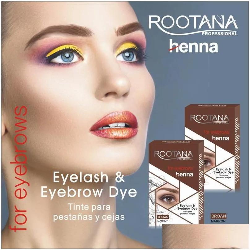 roorana eyebrow enhancers waterproof long lasting eyebrows dye tattoo cream henna brow eyelash eyebrow tint