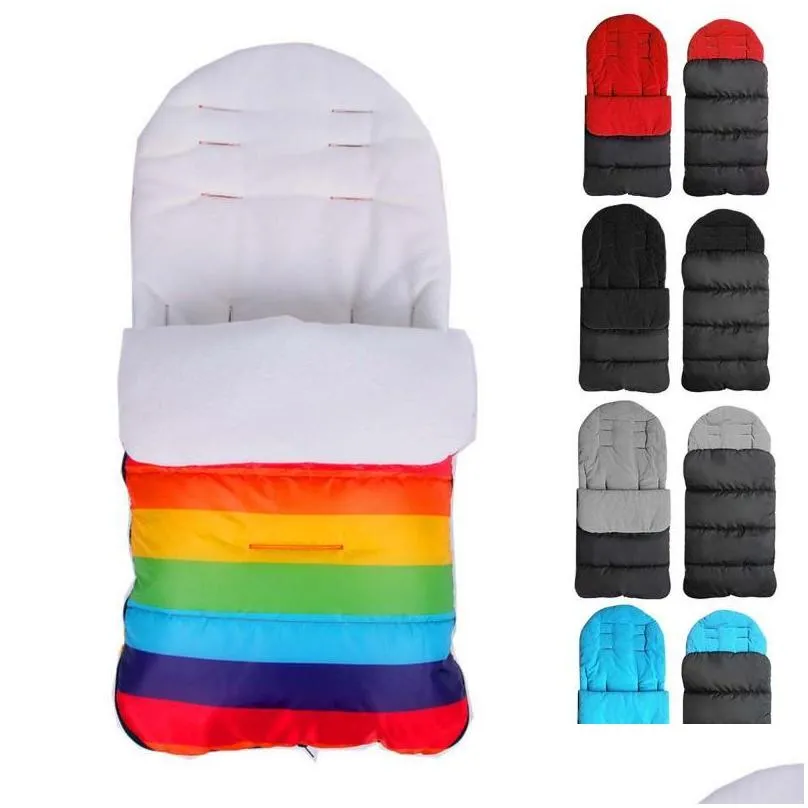 universal winter baby toddler footmuff cosy toes apron liner pram stroller sleeping bags windproof warm thick cotton pad1