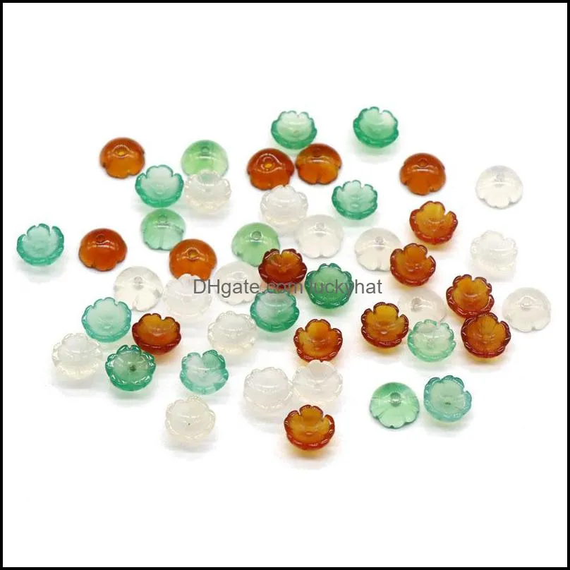 about 9mm carved flower agate loose beads stone naked stones diy hairpin jewelry ac luckyhat