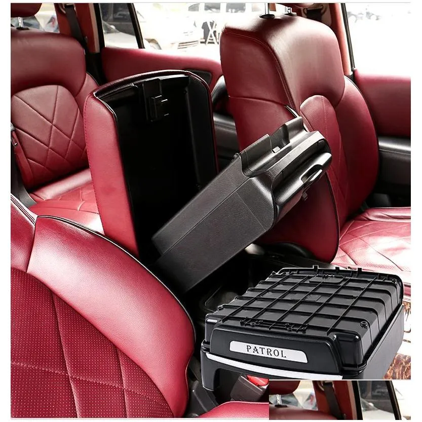 heighten extension central armrest for y62 armada accessories 20132021 car organizer