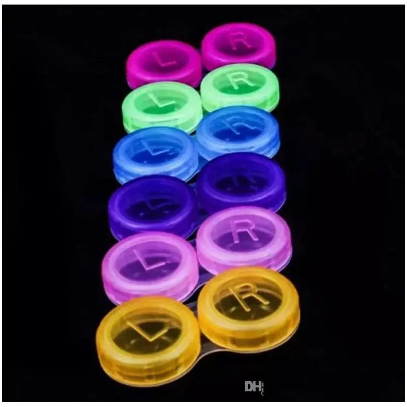 colorful case contact lenses box contact lens case glasses color doublebox contact lens case eyewear accessories