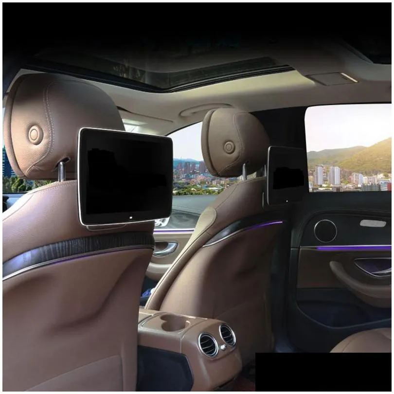 car video headrest touchscreen monitor wifi multimedia player with bracket for rear seat