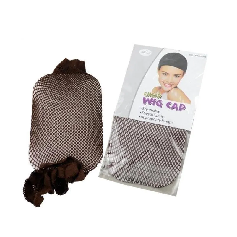 invisible high stretch elastic fishnet hair net wigs cap for snood mesh hair weaving nylon ordinary small packet