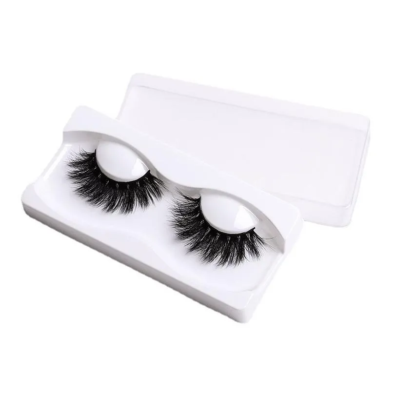 natural 3d faux mink hair false eyelashes long lashes extension thick wispy fluffy handmade eye makeup tools