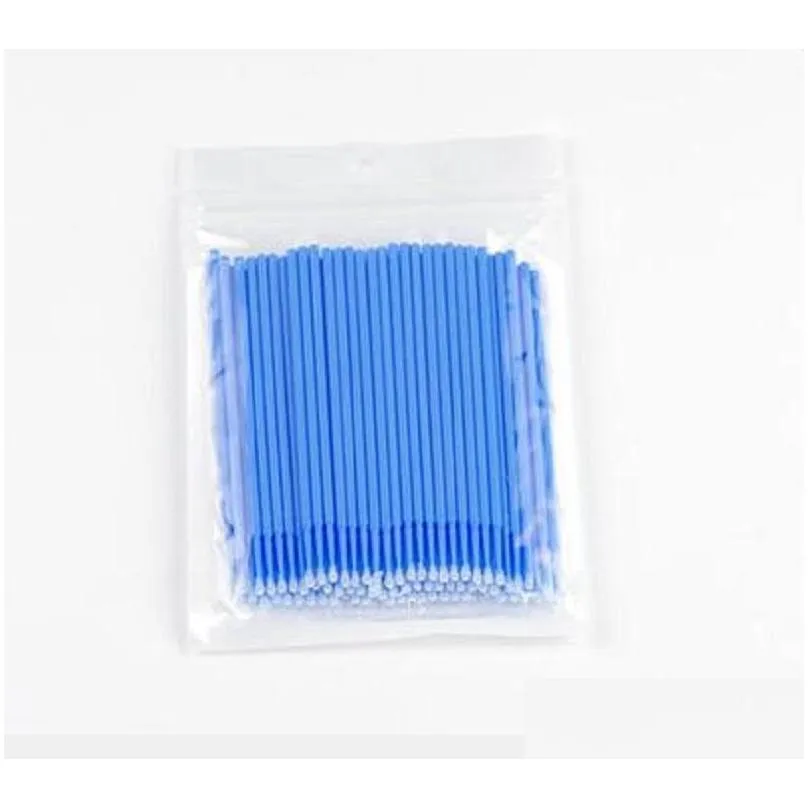 new fashion factory price eyelash extension applicator brushes disposable microbrush eyelash 100 pcs micro brush applicators